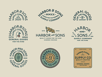 Harbor & Sons Supply Co Pt.IV by Damian Orellana on Dribbble