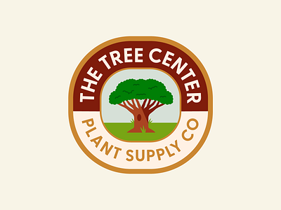 The Tree Center Badge pt.III badge branding company design flat grass icon illustration logo nature nursery patch plant seal stamp tree treehouse trees typography vector
