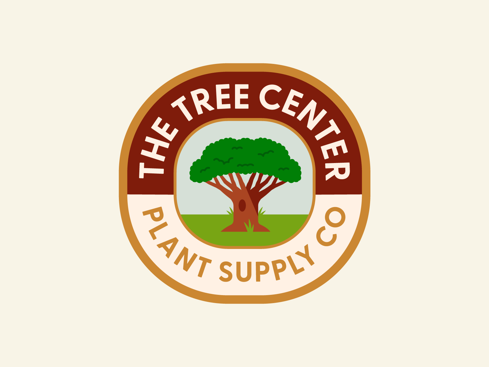 The Tree Center Badge pt.III by Damian Orellana on Dribbble