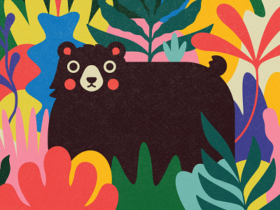 Wild Bear Print