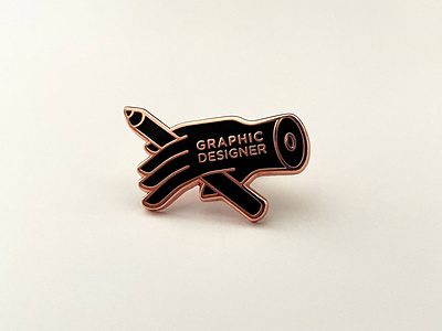 Graphic Designer Enamel Pin