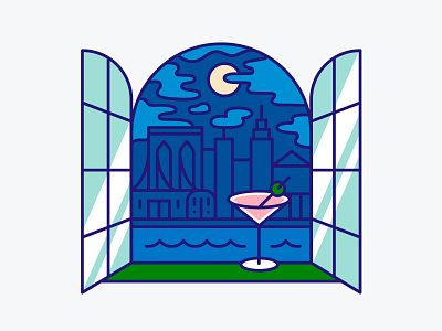 Moonlight in a Martini
