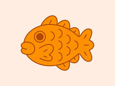 Traditional Japanese food. Asian Taiyaki sticker. Fish-shaped sandwich.  Vector illistration 17646988 Vector Art at Vecteezy