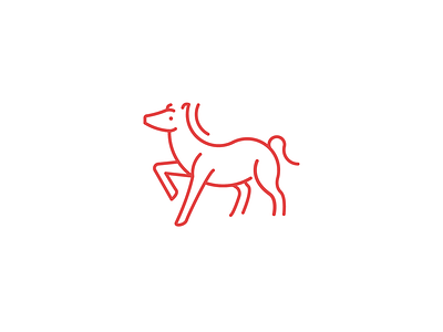 Pig Horse Dog? dog horse logo pig pony red