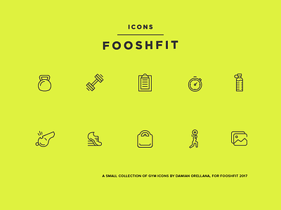 Fooshfit Icons