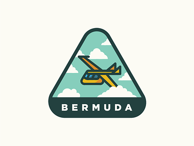 Bermuda Triangle Club air airplane airplanelogo bermuda triangle cloud dailylogochallenge plane sky