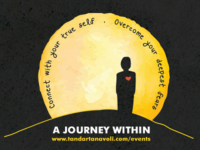 A Journey Within design event illustrator journey love poster self sun