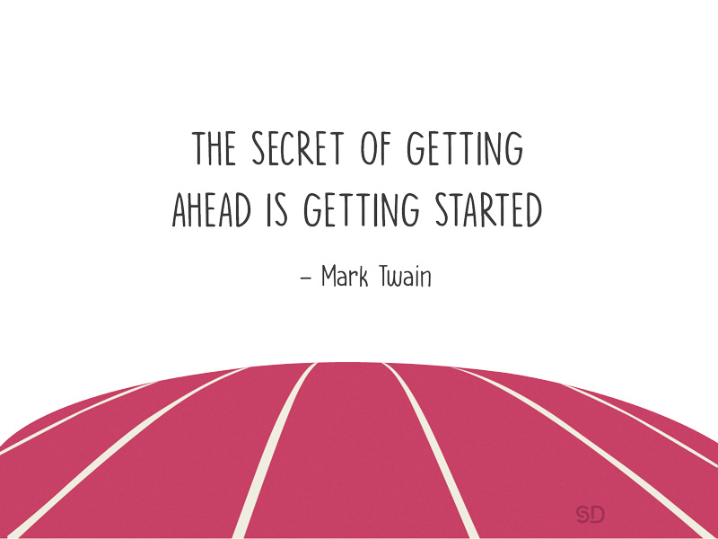 Artboard 21 dribbble illustration graphic quotes quote running track track getting started secret