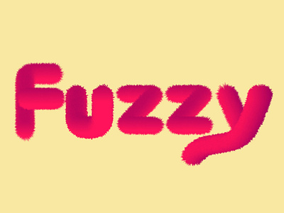 Fuzzy Typography