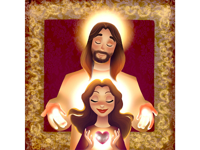 Created Illustration - Art Book artbook catholic christian digitalart illustration