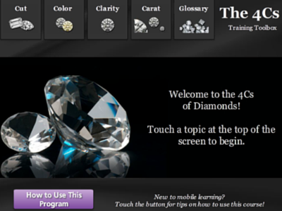 The 4Cs of Diamonds eLearning