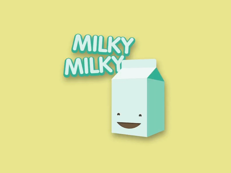 Shake It animated app blinking carton imessage ios iphone milk milky shake shaking sticker