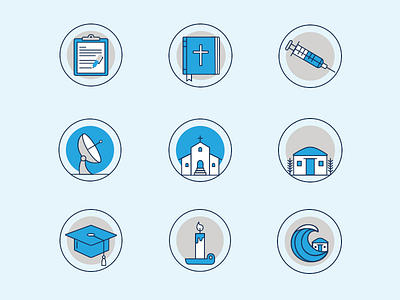 What DO we do? ✈️ 3 color icons iconset illustration nonprofit