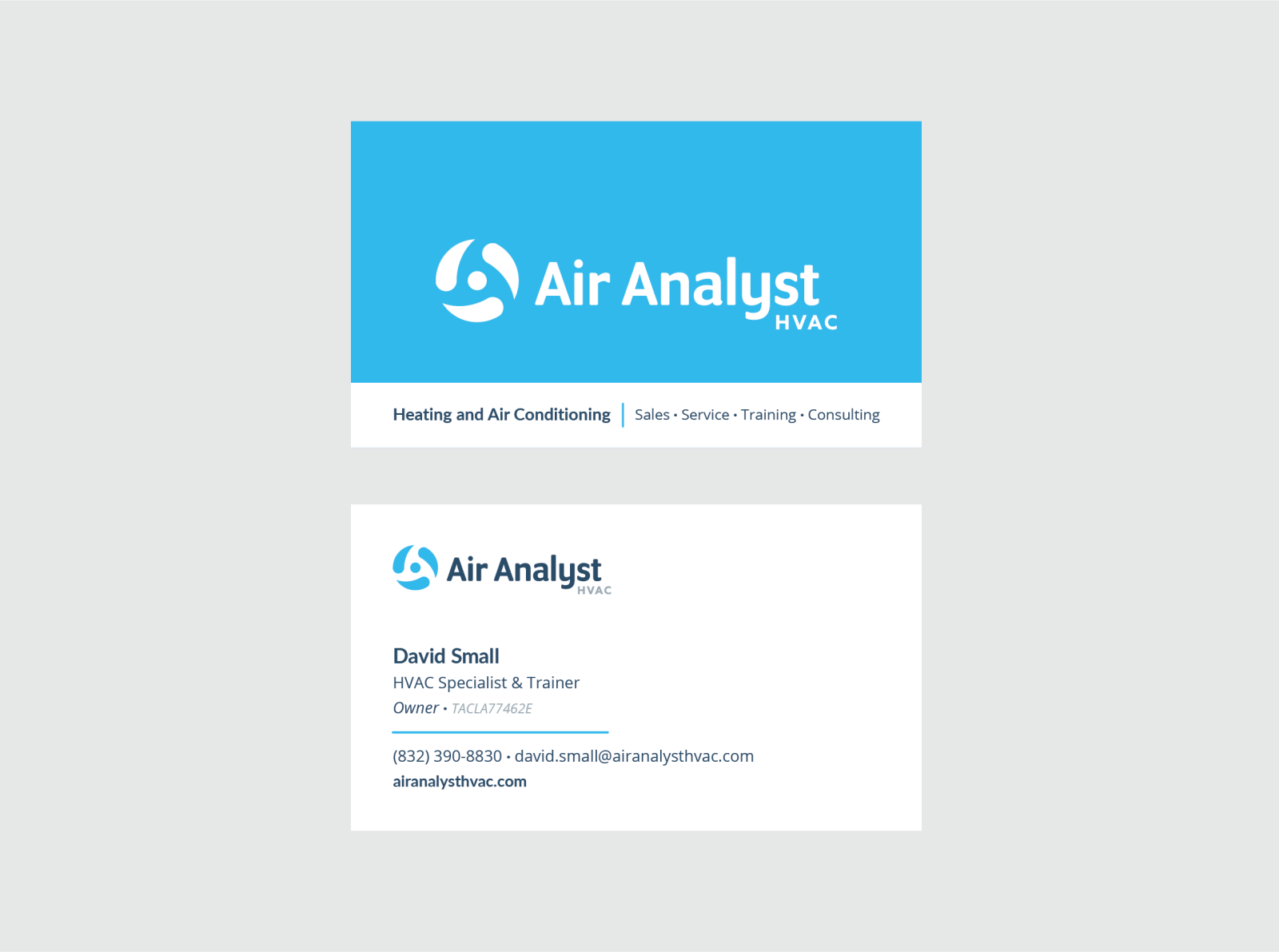 Air Analyst HVAC Business Cards by Jose Mendoza on Dribbble In Hvac Business Card Template