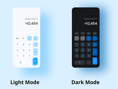 Calculator App app design ui