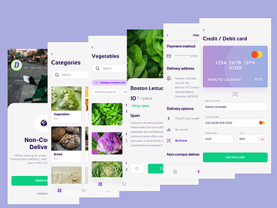 Grocery Delivery App Design app design ui
