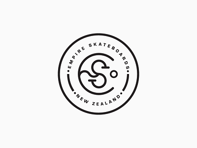 ES monogram brand branding geometric graphic logo minimal minimalism modern monogram