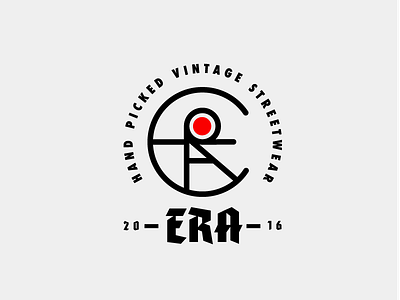 ERA - Brand Identity brand brand identity branding geometric logo logotype minimal modern streetwear vintage