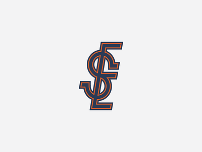 Geometric Monogram ( E + S )