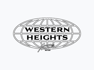 Blaze the Emperor - Western Heights Logo branding clean hip hop identity logo minimal modern swiss typography