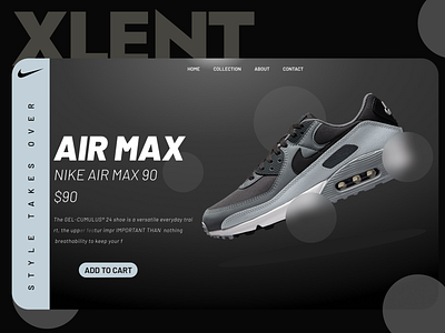 Shoe Landing Page  |  Beautiful Shoe Landing Page By XLENT ✨