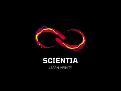 SCIENTIA-A YouTube channel logo animation design graphic design logo