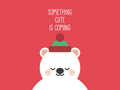 Golden Christmas sneak peek 1 card christmas cute flat greeting card merry christmas polar bear vector xmas