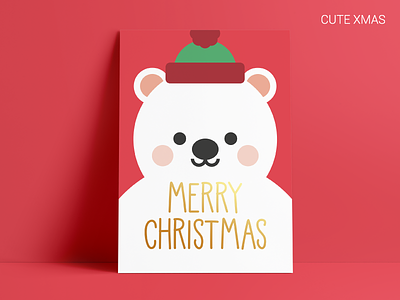 Golden Christmas Card 1