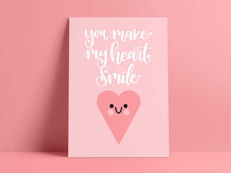 Cute Valentine Card 4 by Paulo Alvarado on Dribbble