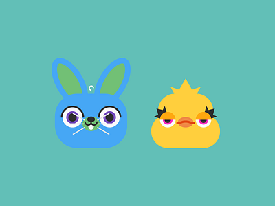 Bunny and ducky from toy hot sale story 4