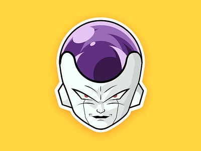 It's in the FRIEZAAAAAA! dbz frieza illustration mule sticker