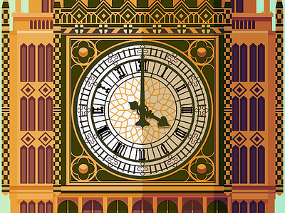 Big Ben ben big building clock element infographics london tower vector