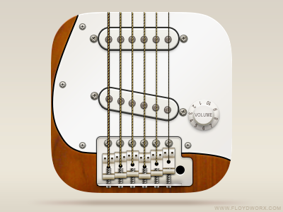 Guitar icon fender guitar icon ios stratocaster