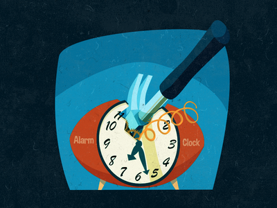 Online Clock infographic element 3