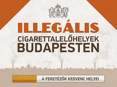 Places to find smuggled cigarettes in Budapest - infographic