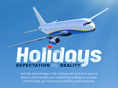 Holidays - infographic airplane departure holiday infographic plane trip
