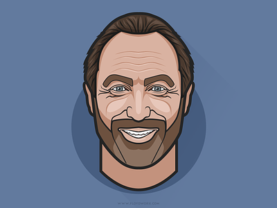 Jimmy Wales - infographic element cartoon character element face head infographic outline portrait wikipedia