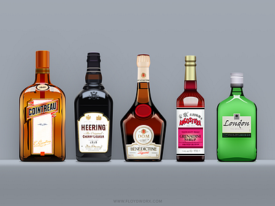 Bottles - infographic elements bottle illustration infographic photoshop