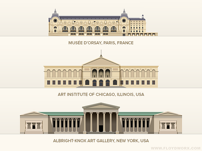 Museums #1 - infographic elements