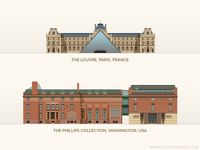 Museums #3 - infographic elements building design flat house illustration museum vector
