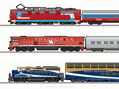 Trains V1 - infographic elements illustration railway train