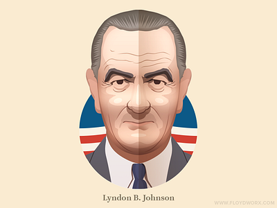 Lyndon B. Johnson - infographic element