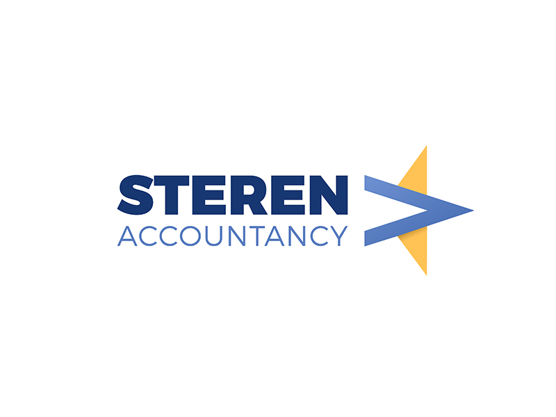 Steren logo logo money account accountancy star