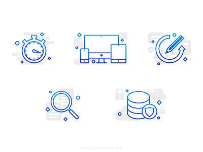 Icons for a website