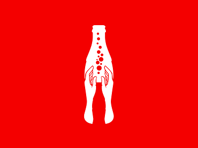 Donation bottle coke drink glass icon logo