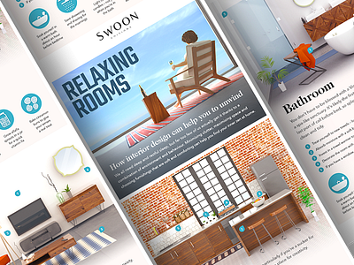 Relaxing rooms - infographic