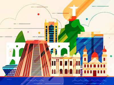 Rio de Janeiro - infographic element