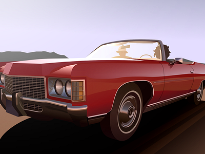 1971 Chevrolet Impala Convertible from Fear and Loathing in Las Vegas