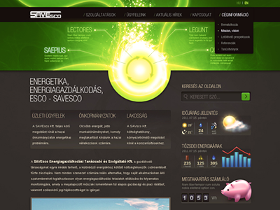 SAVEsco site energy geo green save solar webdesign website