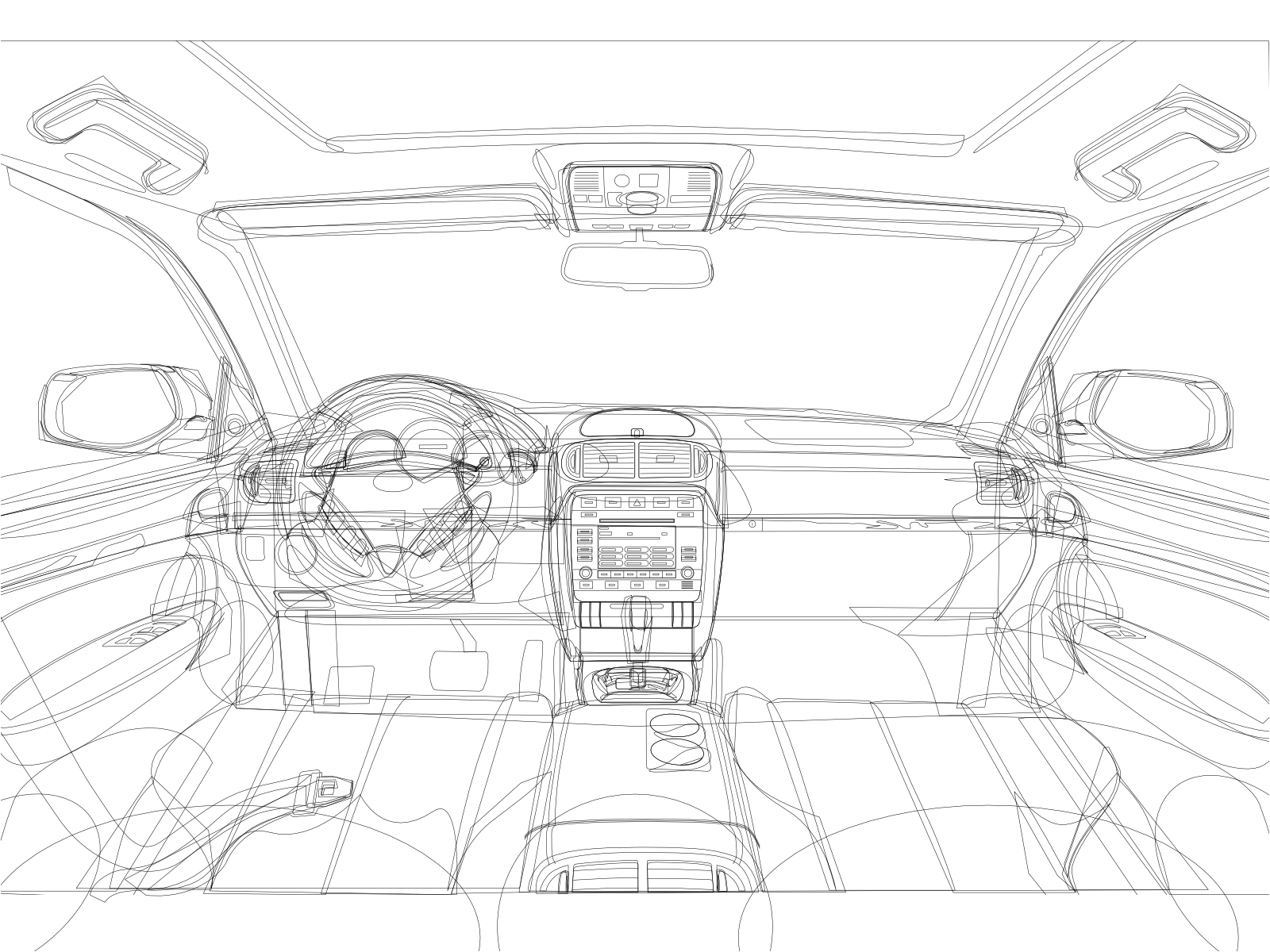 GM Design Sketch Hints At Future Chevy Sports Car Interior